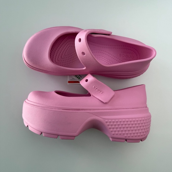 NWT Crocs Stomp Mary Jane Pink size 8 - Picture 5 of 10
